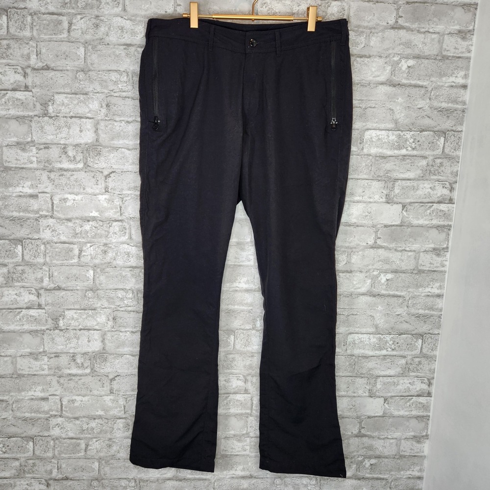 Clothing Arts Pants Pick-Pocket Proof Black Nylon Technical‎ Travel 34x32